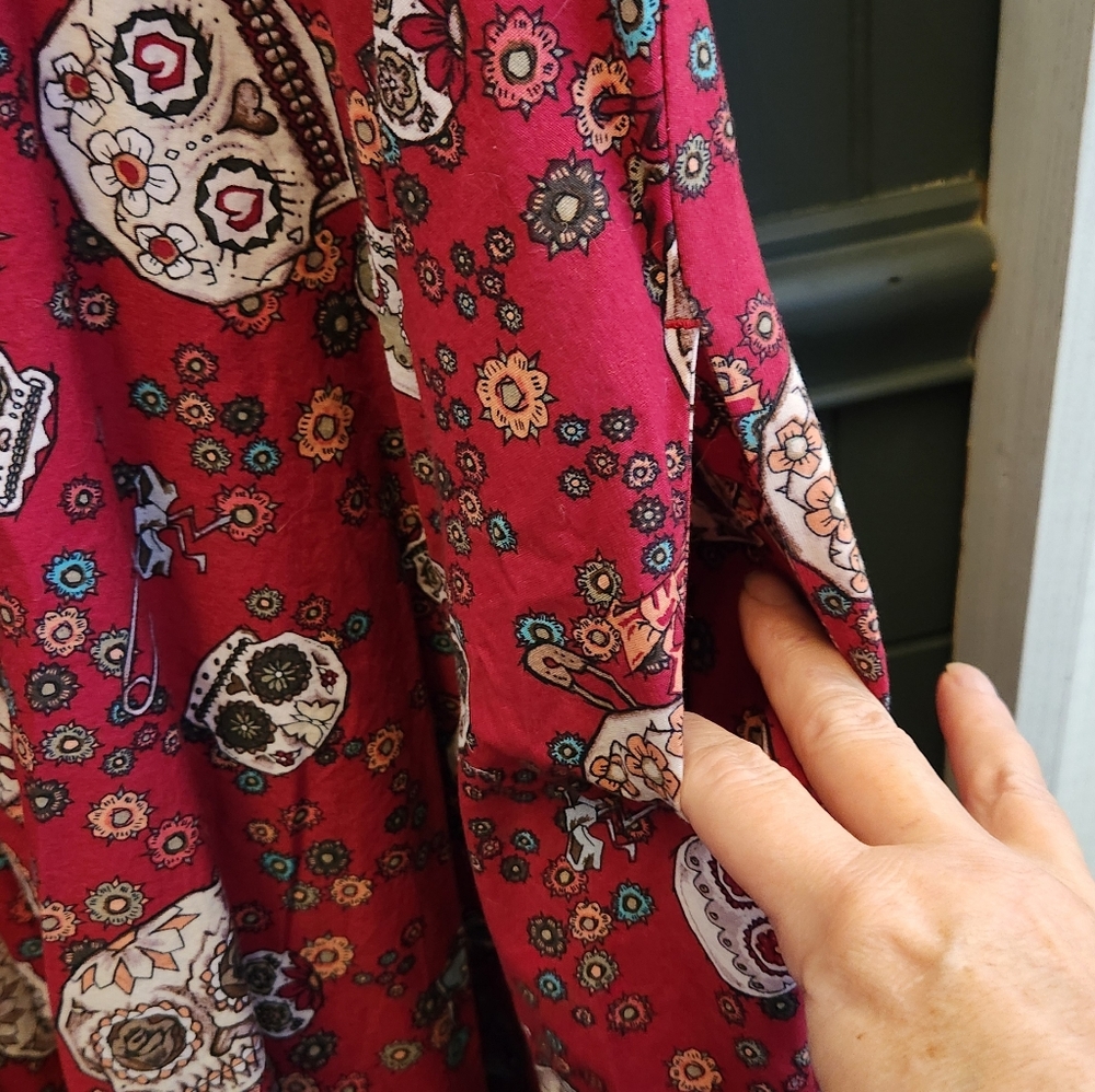 Hell Bunny Sugar Skulls Dress - Picture 6 of 9